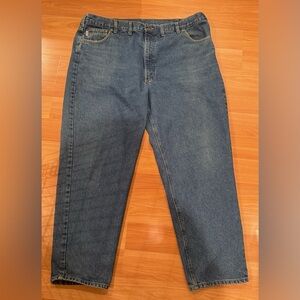 Carhartt Men's Relaxed Fit Blue Jeans Size 44 x 30.5